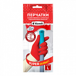 Перчатки СВЕРХПРОЧНЫЕ БИКОЛОР L