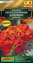 Бархатцы Алюмия красные