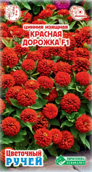 Цинния Красная дорожка