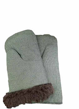 Рукавица утепл, №8 бризентовые с искуств, мехом 550г Брезент 400г_processed