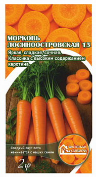 Морковь Лосиноостровская 13