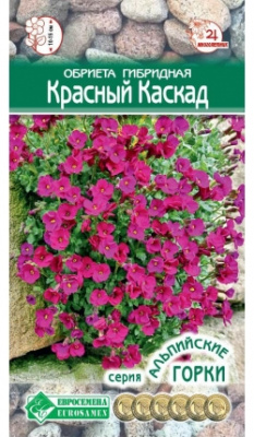 Обриета красный каскад