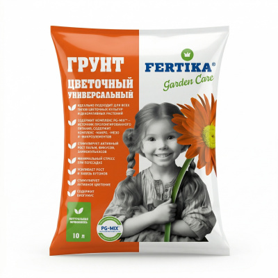 Грунт цветочный  10л лицо