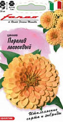 Цинния Перелив Лососевый