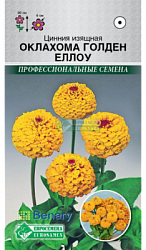 Цинния Оклахома Голден Еллоу